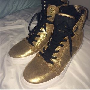 Gold Skytop Supras